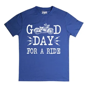 Прикольные футболки: Good day for a ride 